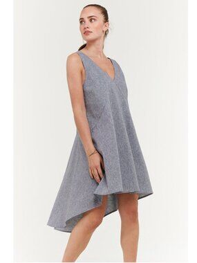 Ladies' Pocket Dress Black (LD-50401)